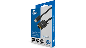 Adaptador DisplayPort a VGA | Xtech XTC-377 | Full HD 60 Hz | 1,7 m