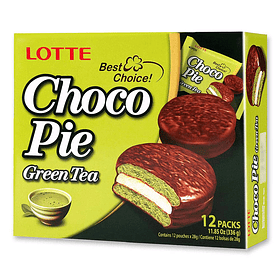 Chocopie Lotte Te Verde