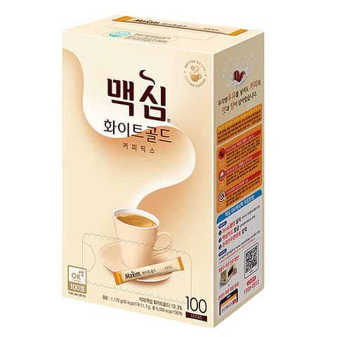 Maxim Cafe blanco (100u)