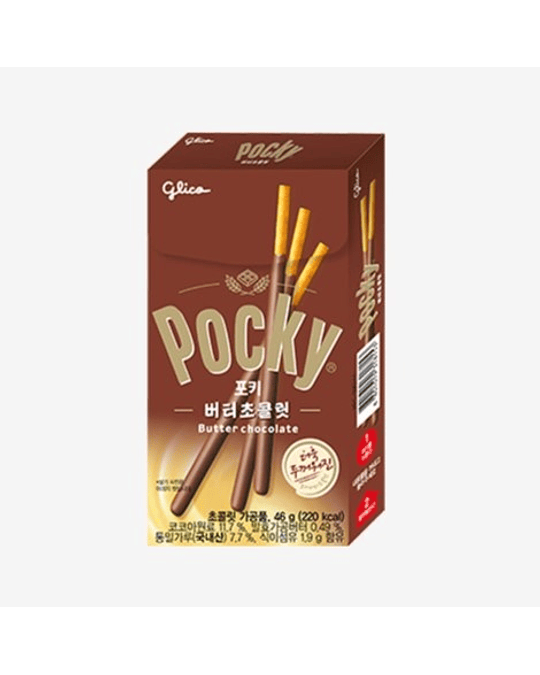Pocky mantequilla y chocolate
