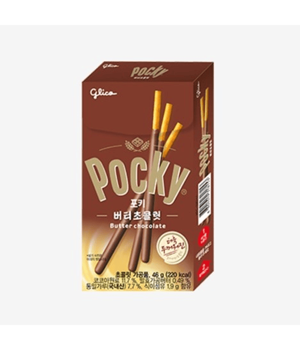 Pocky mantequilla y chocolate