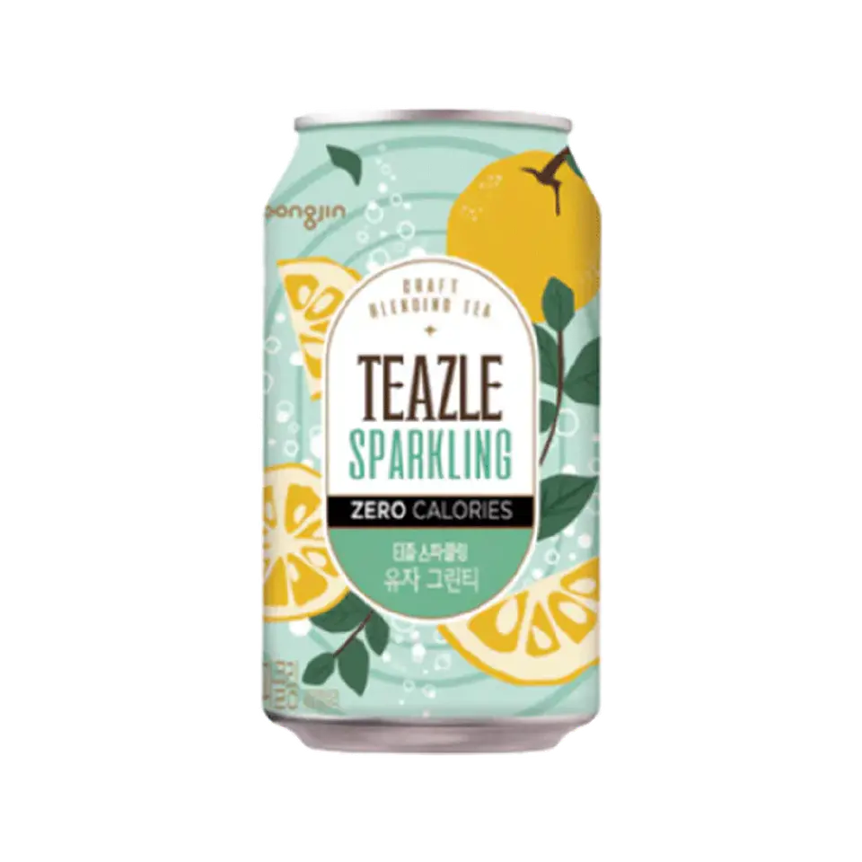TEAZLE Sparkling té verde y cidra 0kcal 1