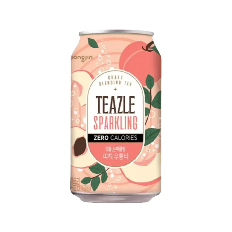 TEAZLE Sparkling té oolong y durazno 0kcal 1