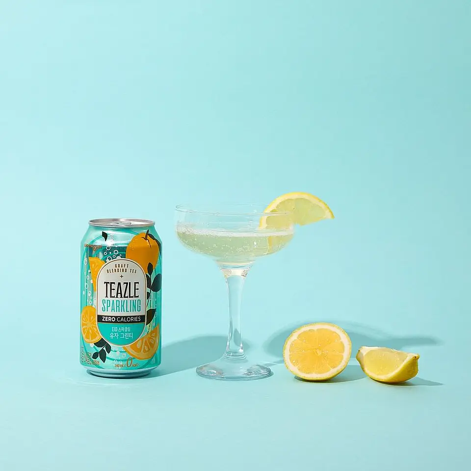 TEAZLE Sparkling té verde y cidra 0kcal 2