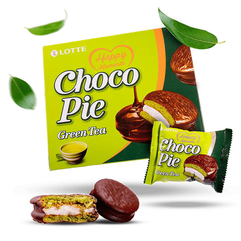 Chocopie Té Verde (LOTTE) 2