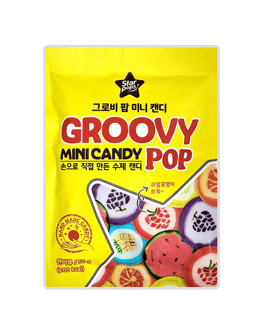 Groovy pop mini candy