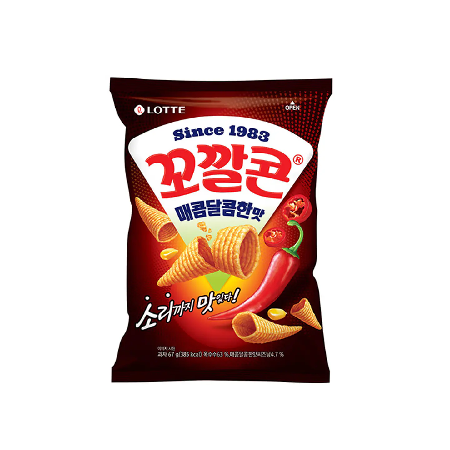Kkokkal Corn picante dulce 1
