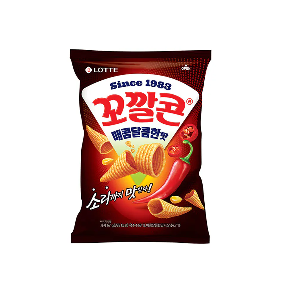 Kkokkal Corn picante dulce 1