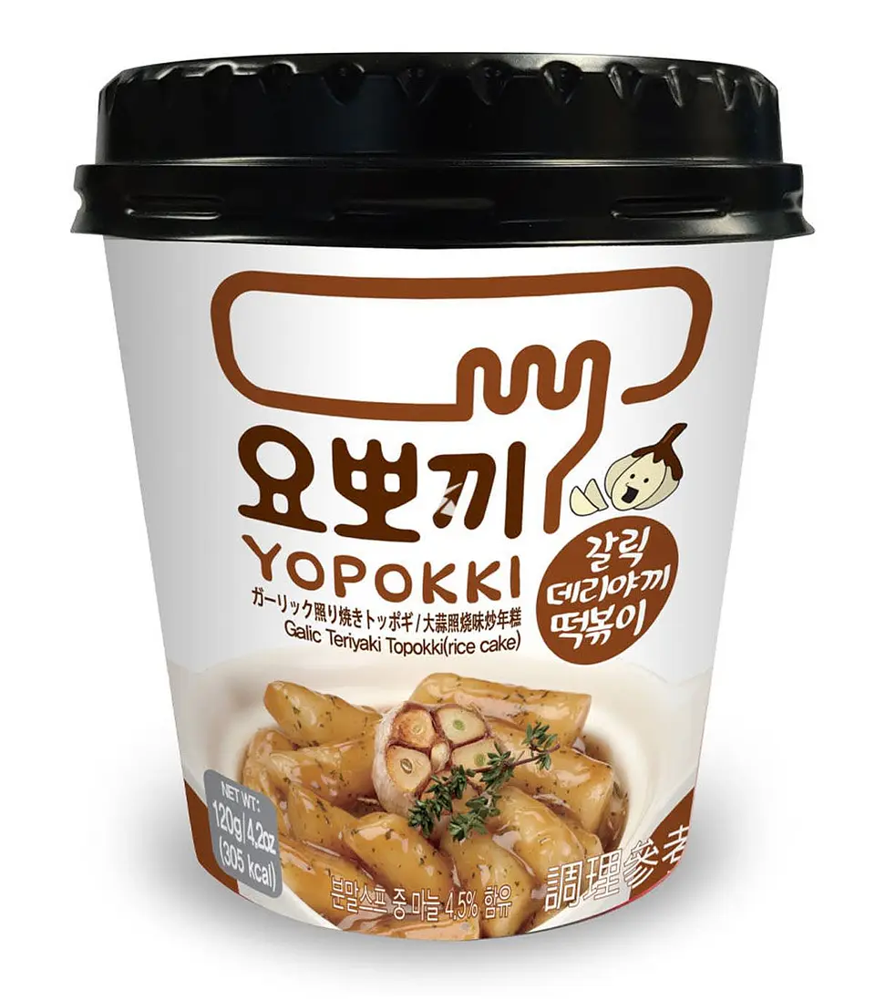 Yopokki teriyaki y ajo 1