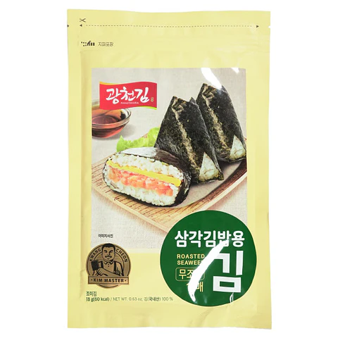 Alga para kimbap triangular 15 uni.