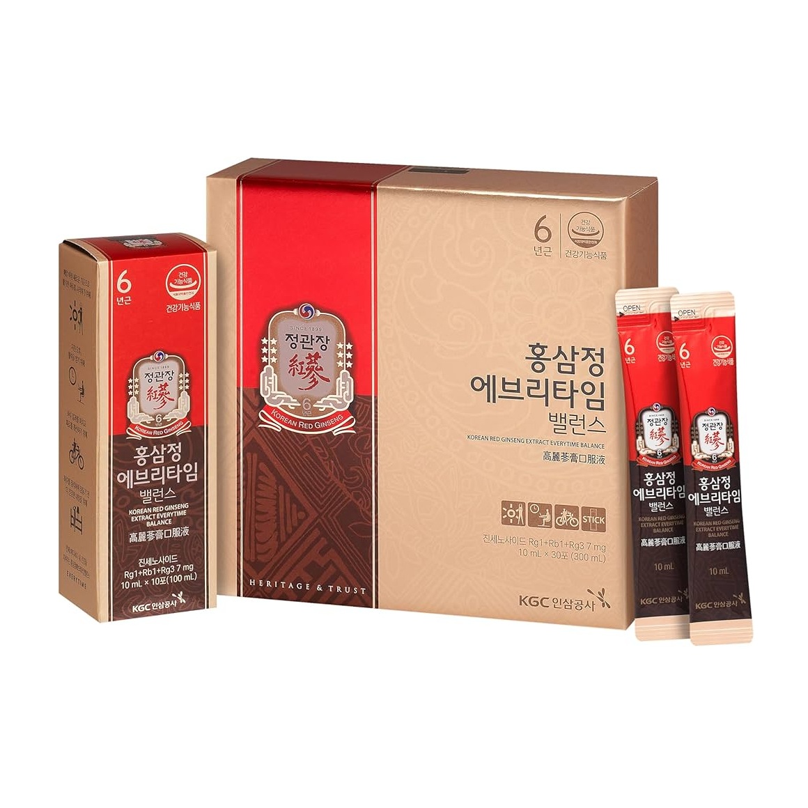 Extracto de ginseng rojo coreano (caja)