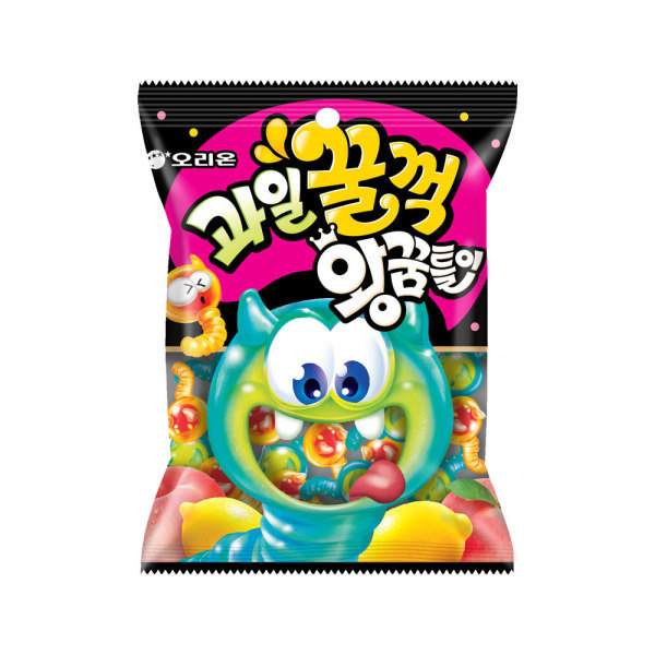 Gomitas de gusano rellenas