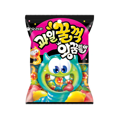 Gomitas de gusano rellenas