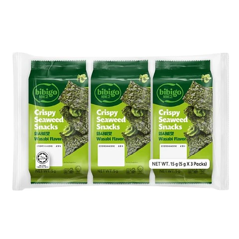 Snack de alga sabor wasabi