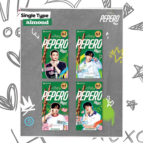 Pepero x Stray Kids - Almendra 