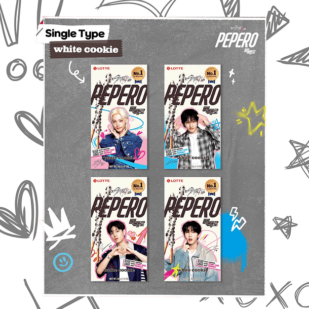 Pepero x Stray Kids - White Cookie  1