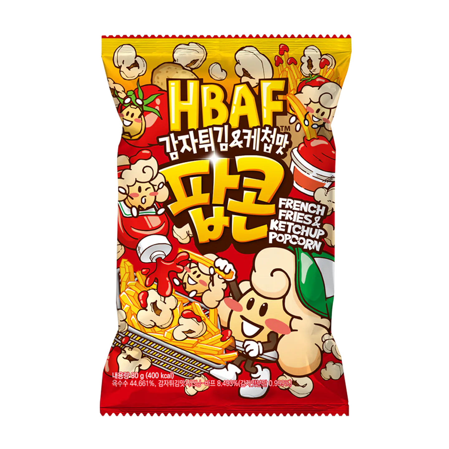 Popcorn sabor papas fritas y ketchup 1