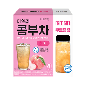 Daily Kombucha Durazno + Botella