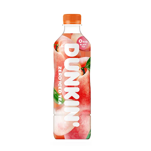 Dunkin' Zero Iced Tea durazno blanco