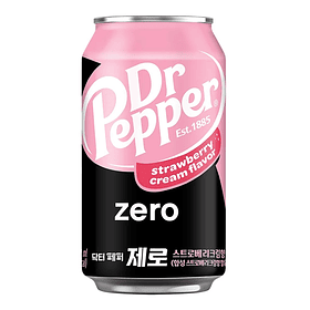 Dr. Pepper zero frutillas y crema