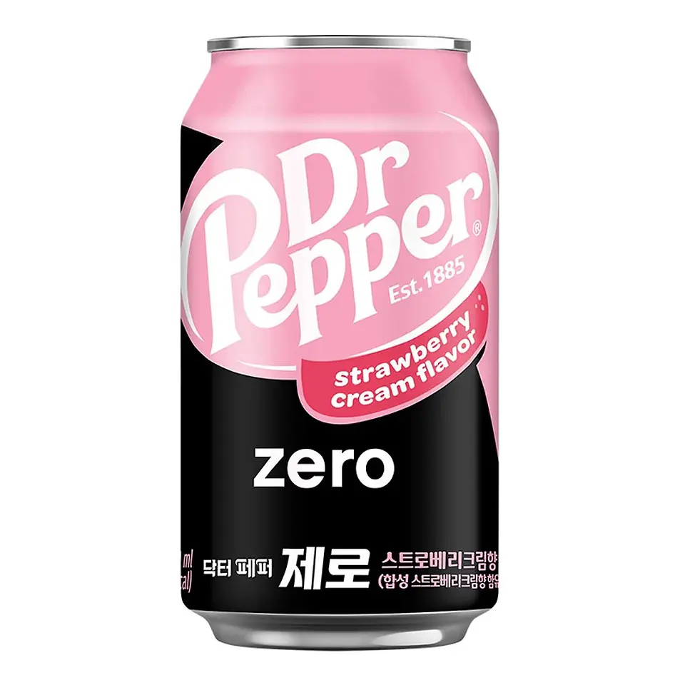 Dr. Pepper zero frutillas y crema 1