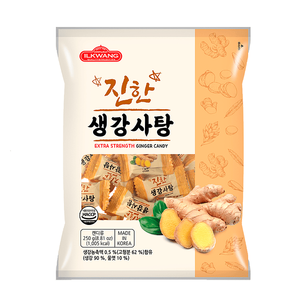 Dulces de jengibre extra fuerte (Ilkwang)