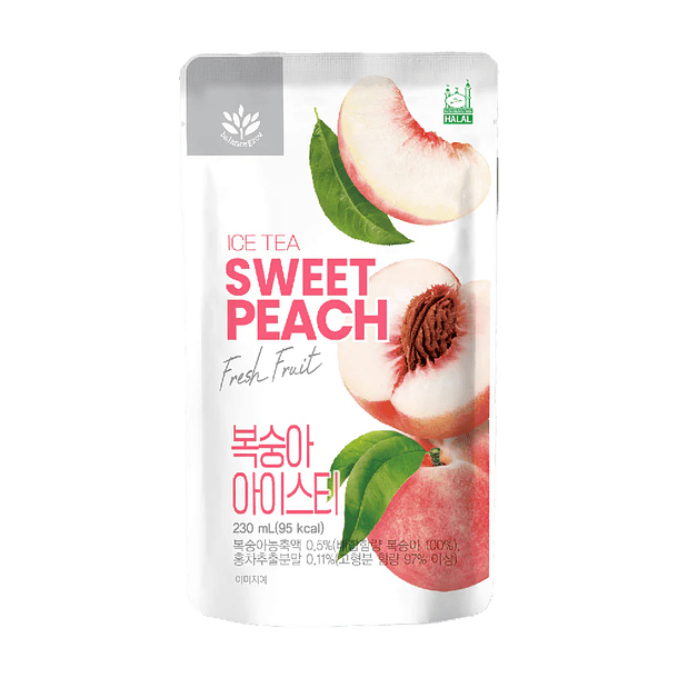 Pouch drink té helado sabor durazno