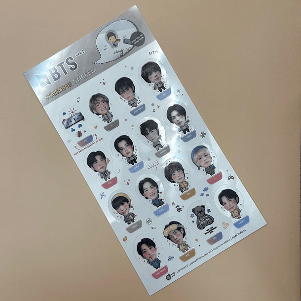 Standing Stickers 4