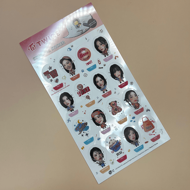 Standing Stickers 10