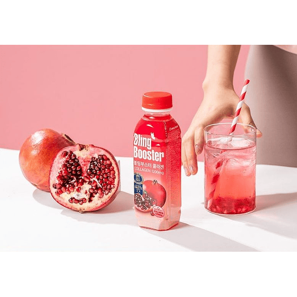 Bling Booster Jugo de granada con colágeno 2