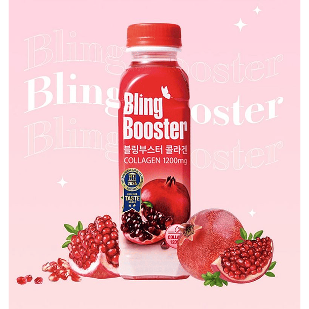 Bling Booster Jugo de granada con colágeno 6