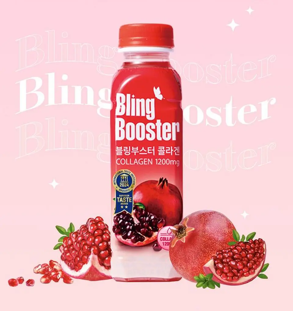 Bling Booster Jugo de granada con colágeno 6