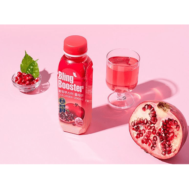 Bling Booster Jugo de granada con colágeno 5