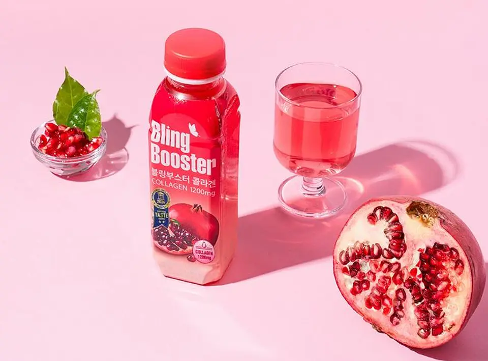 Bling Booster Jugo de granada con colágeno 5