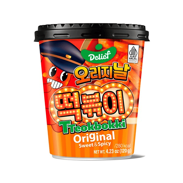 Delief tteokbokki picante dulce (Vaso)