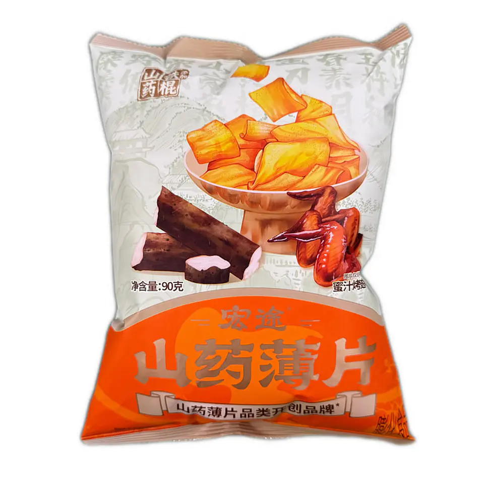 Yam Chips alitas de pollo BBQ 1