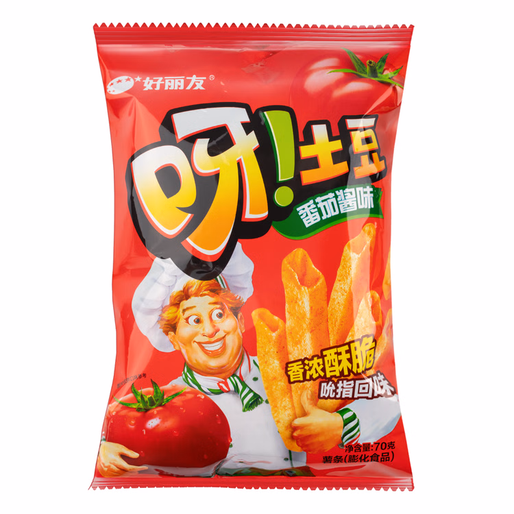 Ah! Potatoes sabor ketchup