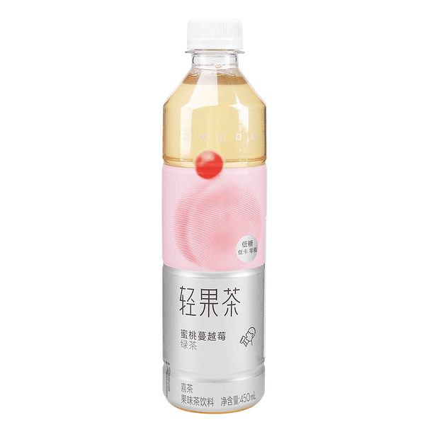 Té verde con durazno y cranberry (Hey Tea)