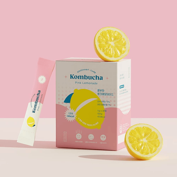 Kombucha limonada rosa (GOOD HABIT) 2