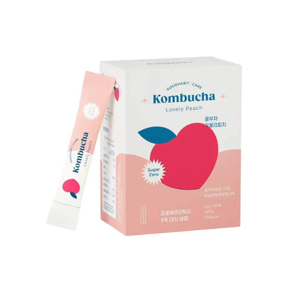 Kombucha sabor durazno (GOOD HABIT) 1