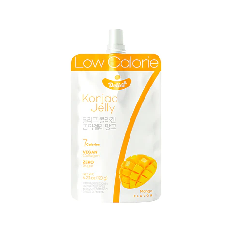 Jalea de konjac vegana mango
