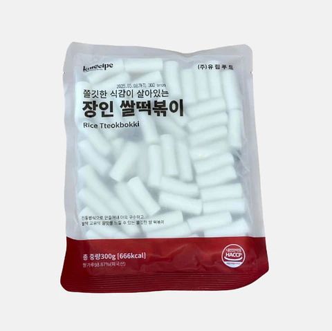 Masas de arroz (tteokbokki tteok) 300g