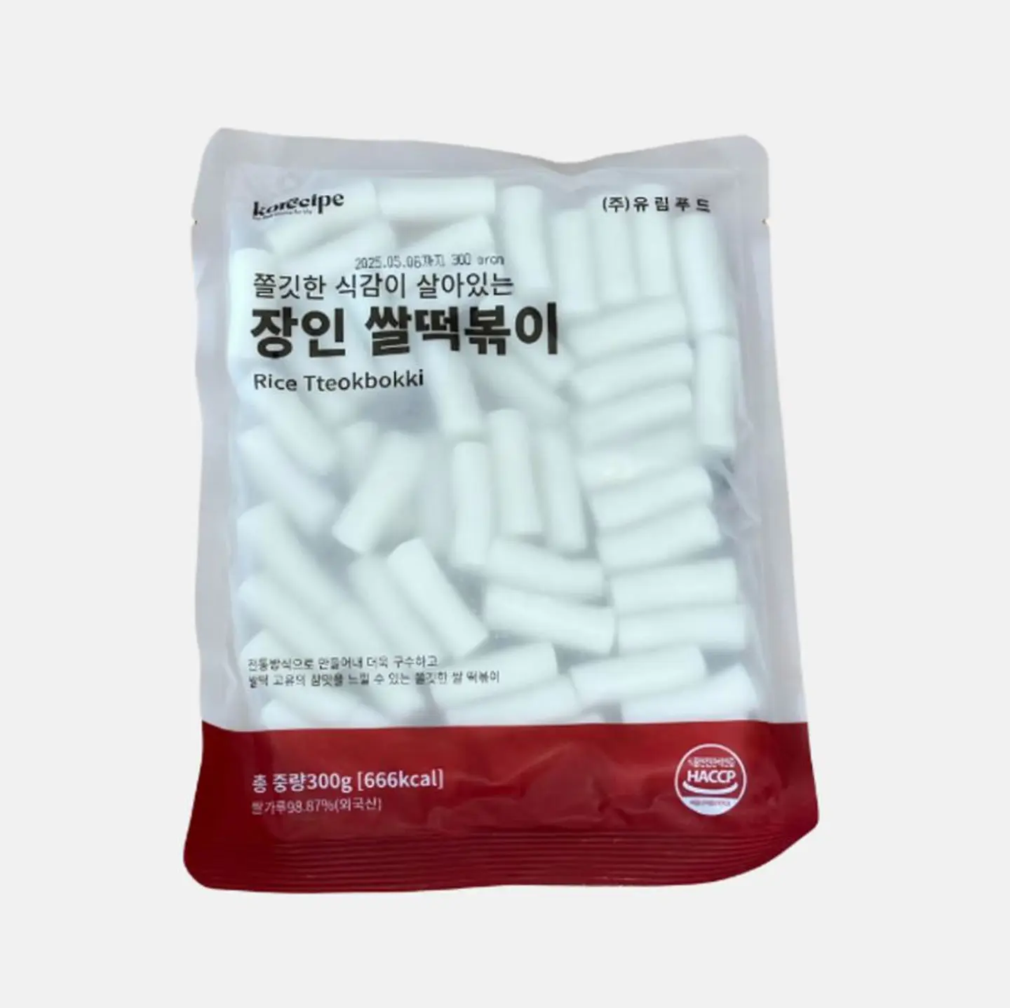 Masas de arroz (tteokbokki tteok) 300g 1