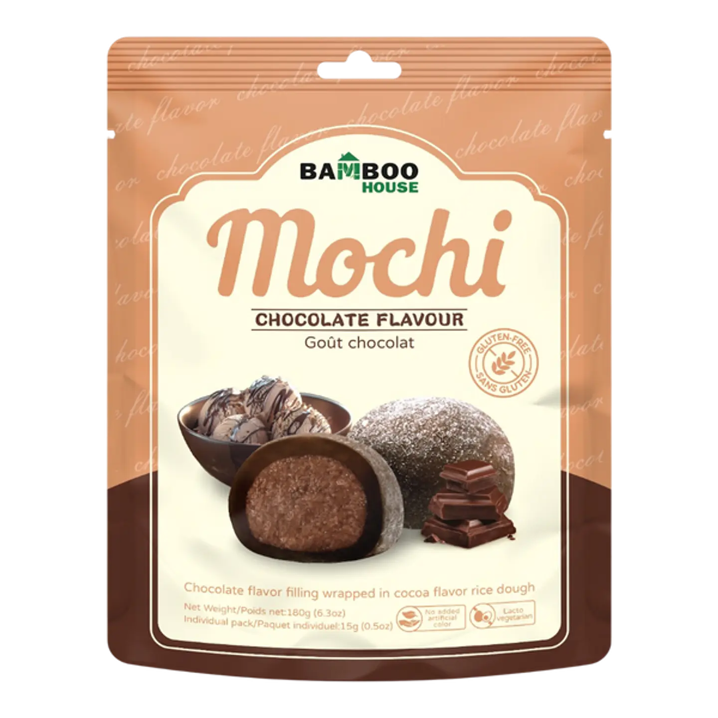 Mochi sabor chocolate (Bamboo House) PROMOCIÓN 2X1 1