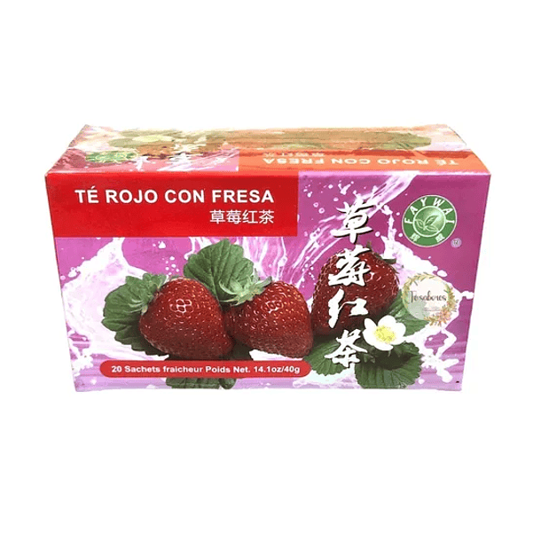 Te rojo con frutilla (Faywai)