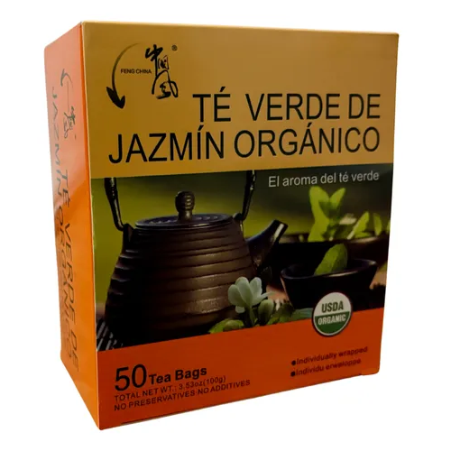 Té verde con jazmín orgánico (Feng China)