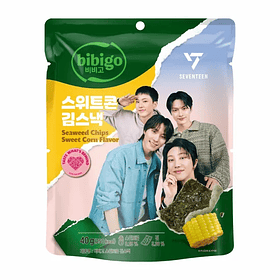 Bibigo x Seventeen Chips de alga sabor choclo