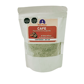 Mezcla en polvo para bebida sabor café