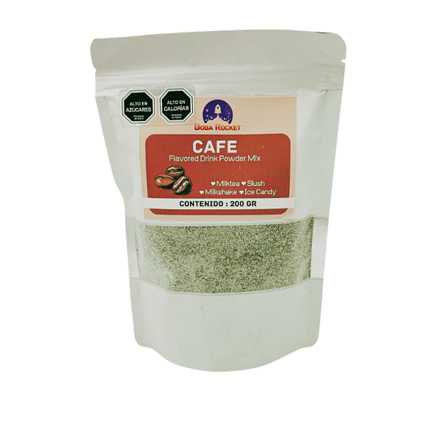 Mezcla en polvo para bebida sabor café