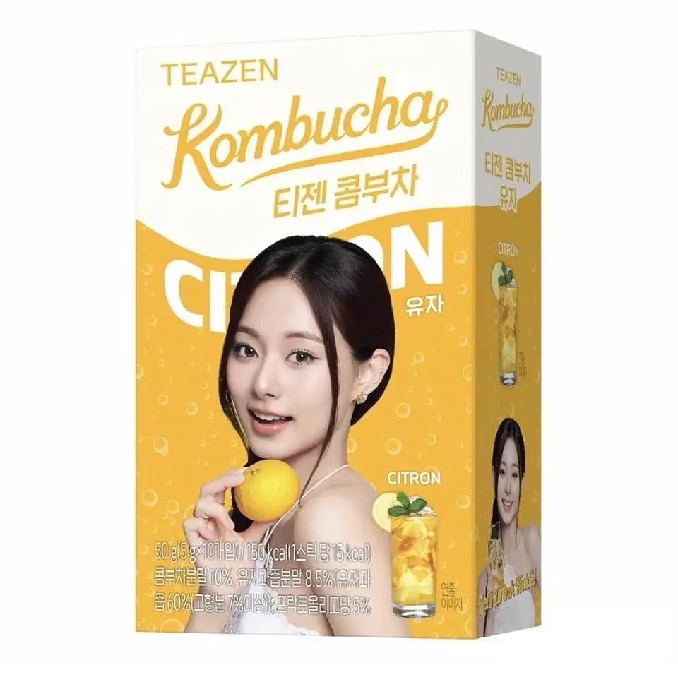 TEAZEN X TWICE Kombucha cidra (Caja) 1
